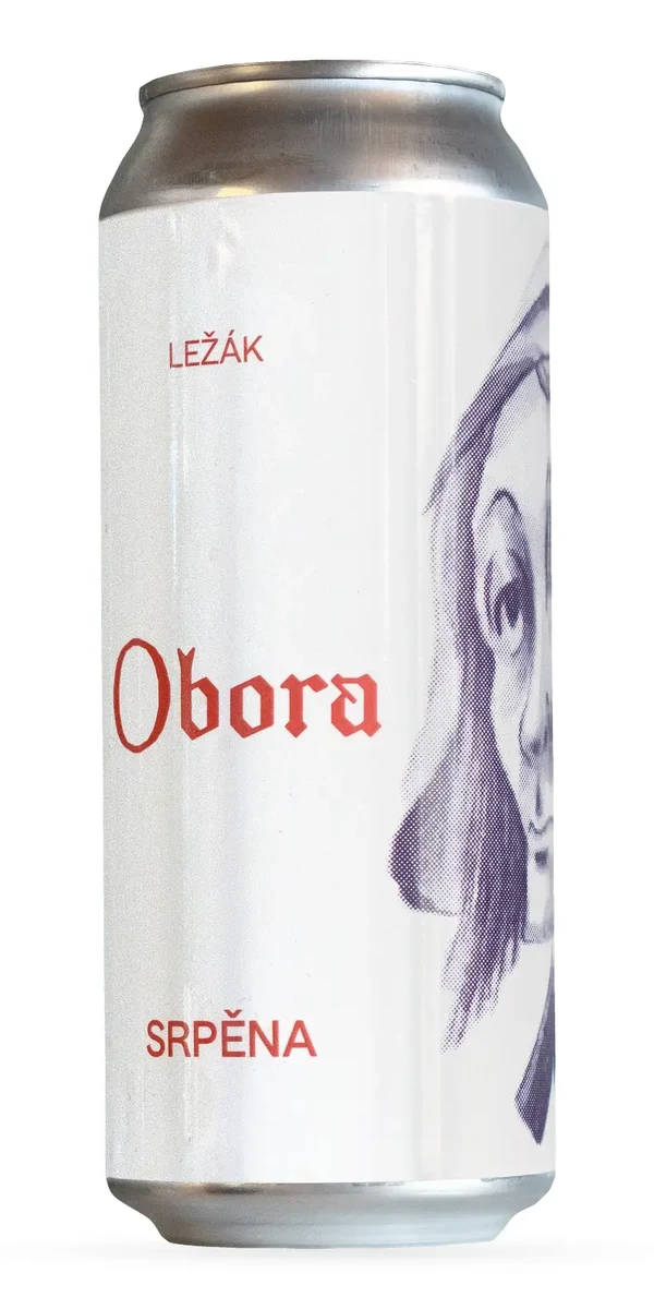 500 ml can of Obora Srpěna